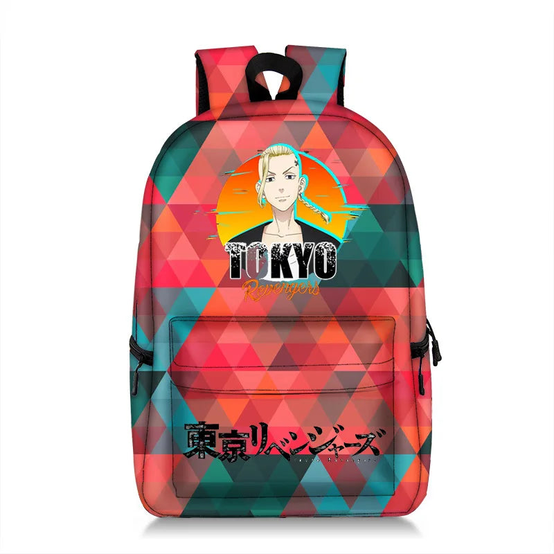 Tokyo Revengers Backpack Teens Back To School Shoulder Bag Girls Boys Schoolbag