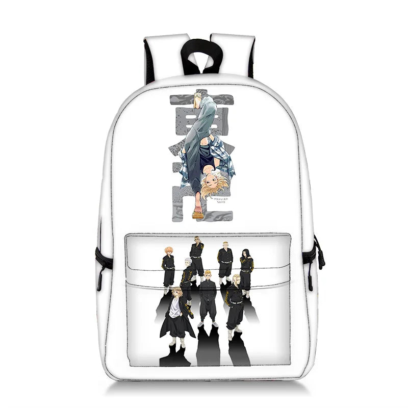 Tokyo Revengers Backpack Teens Back To School Shoulder Bag Girls Boys Schoolbag