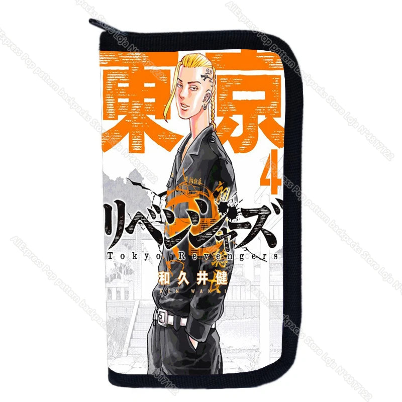 Tokyo Revengers Wallets Polyester Long Purse Takemichi Tachibana Anime Wallet
