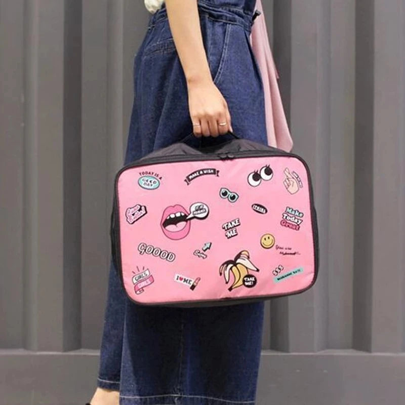 Nylon Foldable Travel Bags Unisex Large Capacity Luggage Men Women