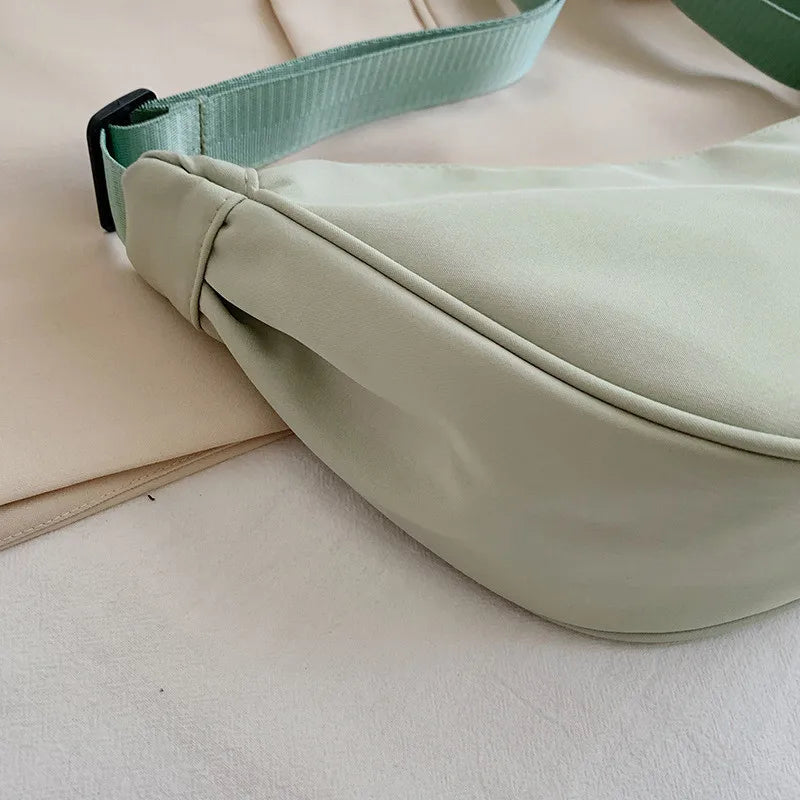 Nylon Waist Bag Chest Bag Crossbody Bags for Women