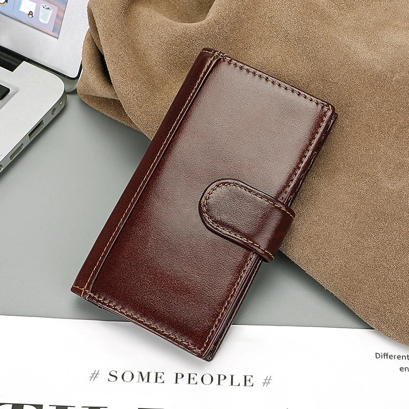 Leather Men's Wallet Retro Wallet for Men Durable Real Leather Male Purse