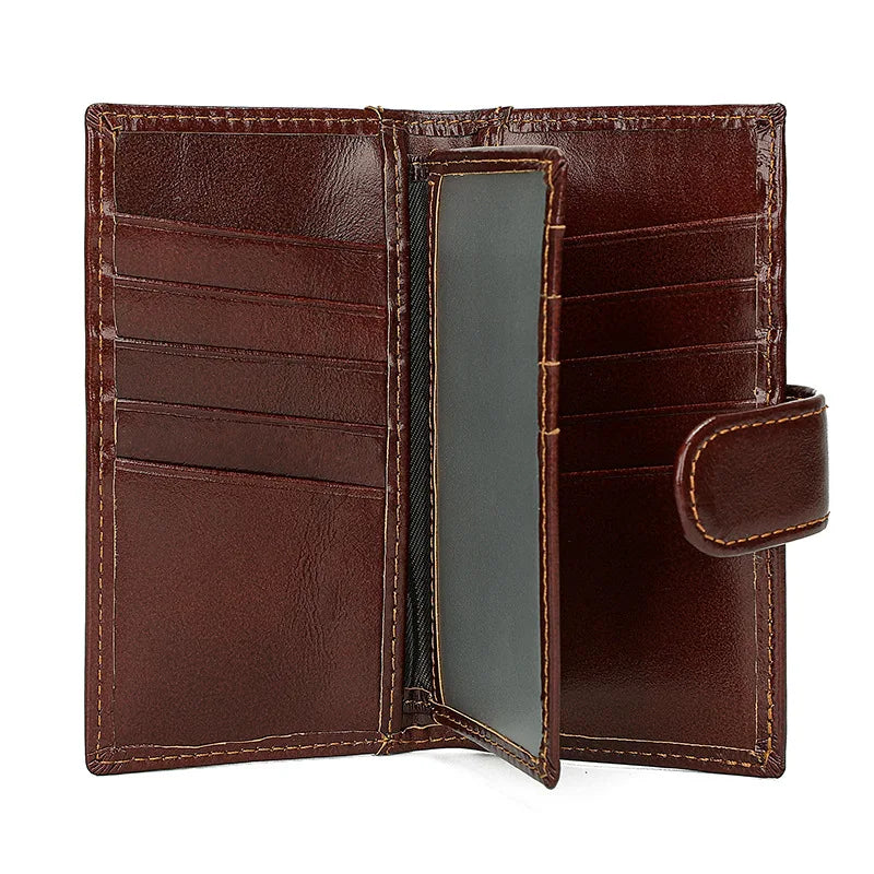 Leather Men's Wallet Retro Wallet for Men Durable Real Leather Male Purse