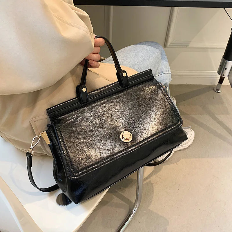 Women's Top-Handle Shoulder Bag High Capacity Crossbody Handbags