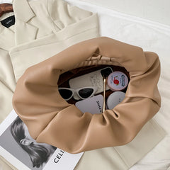 Soft Leather Top Handle Bag for Women