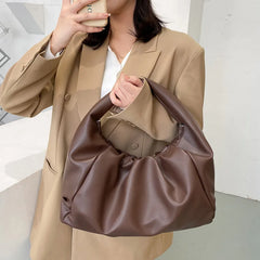 Soft Leather Top Handle Bag for Women