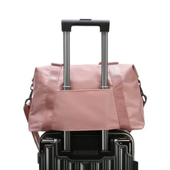 Oxford Pink Travel Handbag Carry on Luggage Shoulder Bags Duffle Bag