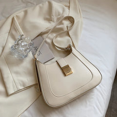 Half Moon Crossbody Bag PU Leather Shoulder Sac A Main Bolso