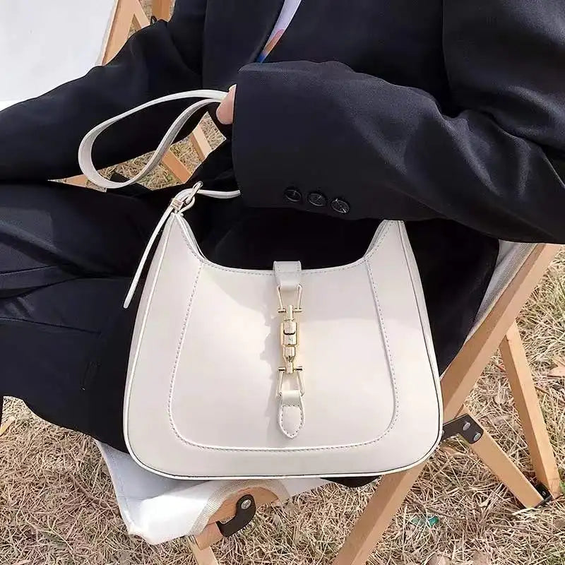 Leather Crossbody Bag for Women Underarm Bag