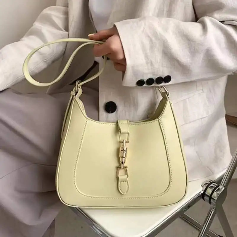 Leather Crossbody Bag for Women Underarm Bag