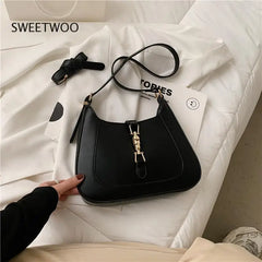 Leather Shoulder Crossbody Bag Underarm Sac A Main for Women