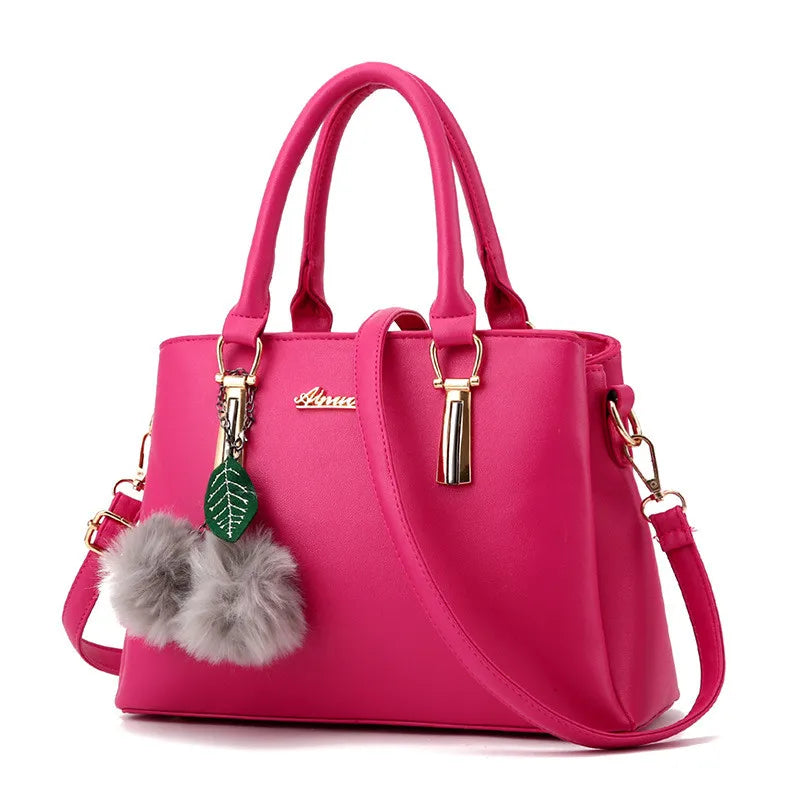 Women Vintage Top-handle Messenger Bag Casual Tote Shoulder Purse