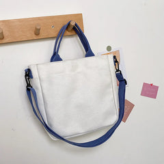 TopFight Women Canvas Shoulder Bags With Doll Ladies Shopping Handbags