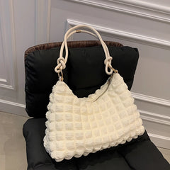 Winter High Handbag Armpit Bag Soft Women Purses and Handbags