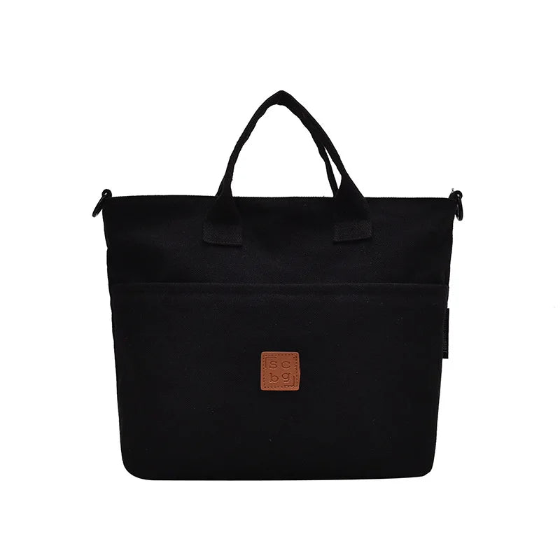 Women's Casual Solid Handbag Tote Top Handle Female Crossbody Bag