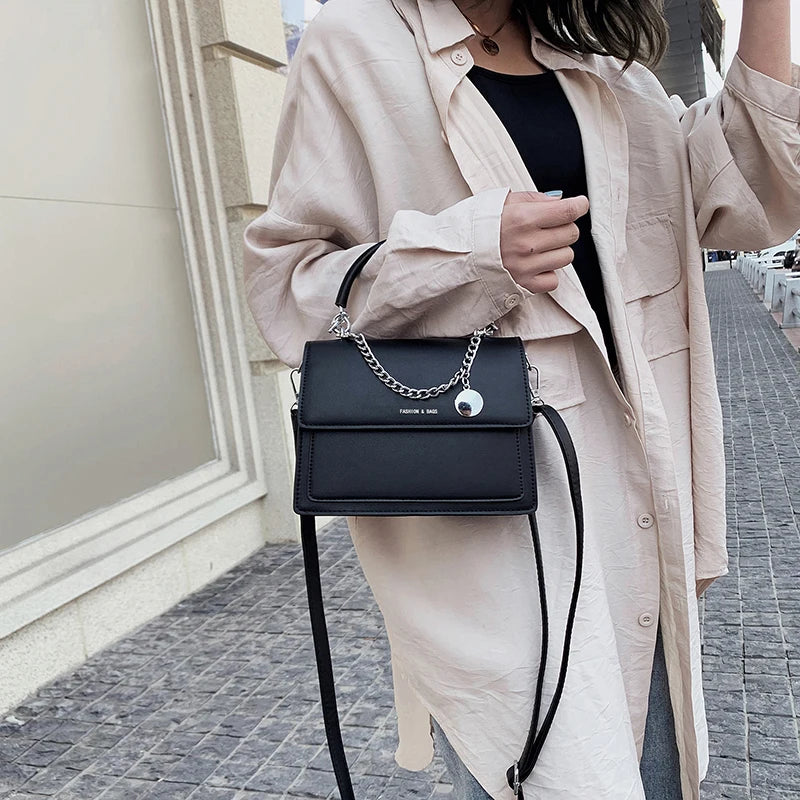 Large Capacity Women Totes Handbags PU Shoulder Messenger Bag