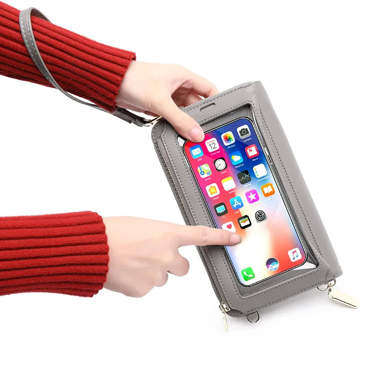 RFID Anti-Theft Touch Screen Mobile Phone Bag