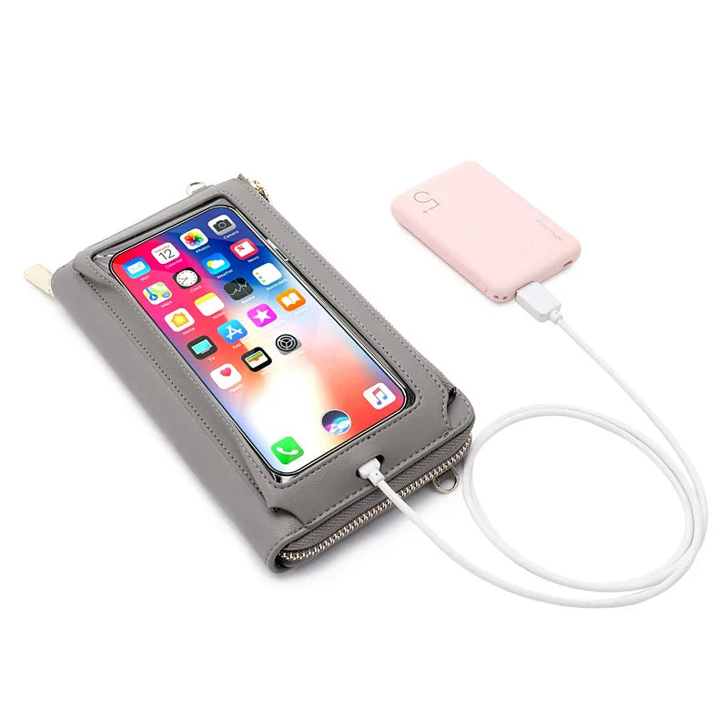 RFID Anti-Theft Touch Screen Mobile Phone Bag