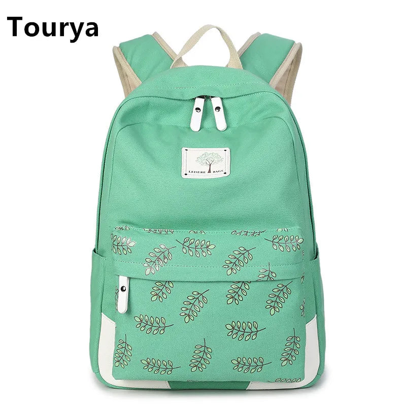 Canvas Women Backpack Mochila Escolar Casual Bagpack Shoulder Bag