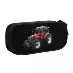 Tractor Pen Box Student School Anime Zipper Pen Bag Child Stationery Bag