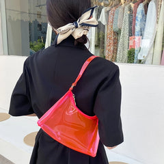 Clear Jelly Shoulder Bag for Women Evening Bag
