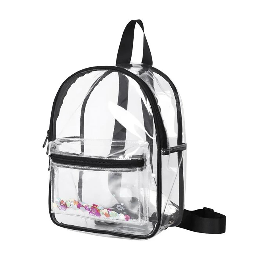 Transparent PVC Bag Organizer Sack Waterproof Backpack