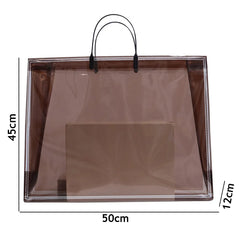 Transparent PVC Beach Bag Waterproof Large Capacity Shoulder Bag