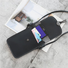 Transparent Touch Screen Retro Mobile Phone Bag Women PU Chain Messenger Bags