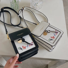 Transparent Touchable Cell Phone Pocket Shoulder Bag for Women Ladies