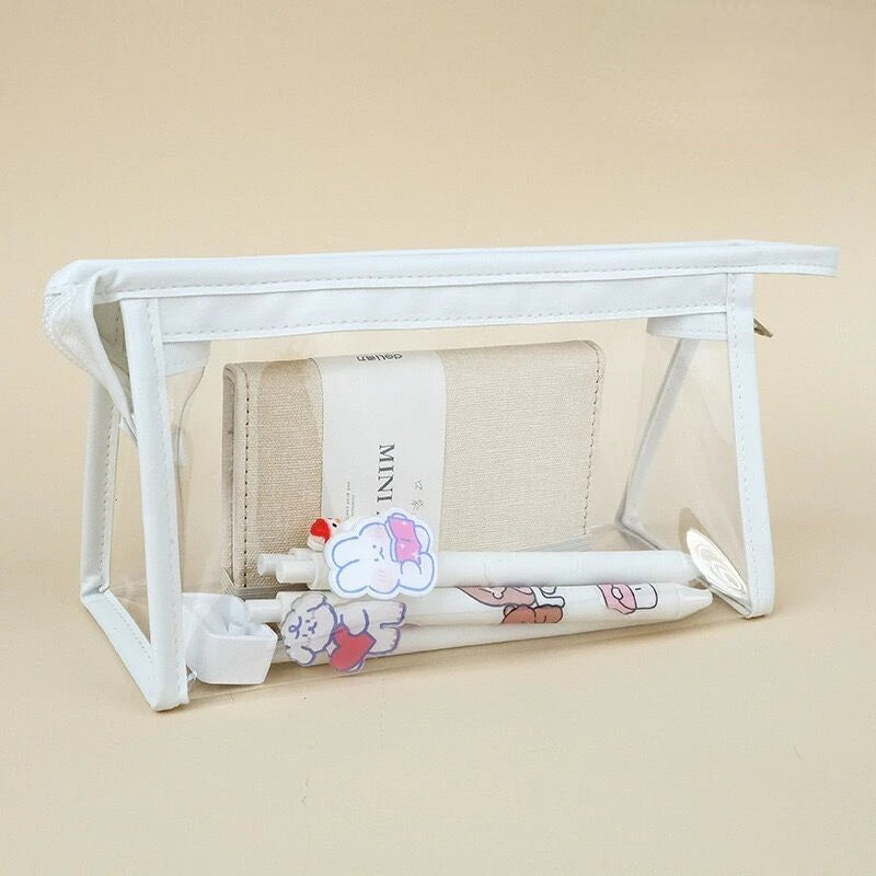 Transparent Waterproof Cosmetic Bag PVC Large Capacity Travel Wash
