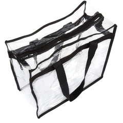 Clear Waterproof PVC Tote Bag Travel Beach Bag Reusable Shoulder Bag