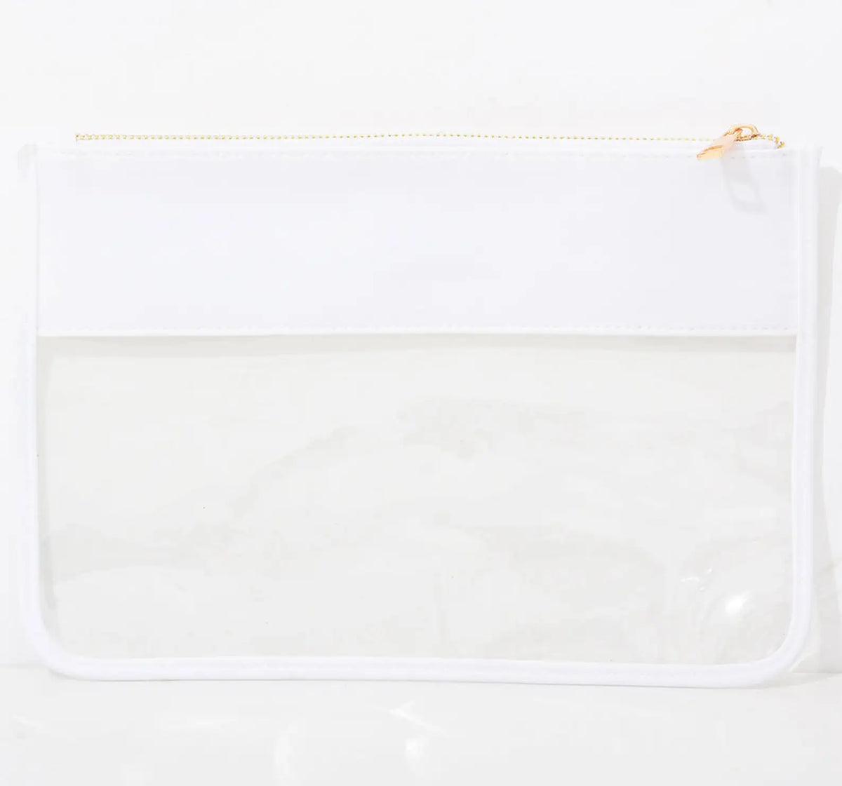 Transparent Women's Cosmetic Bag PVC Nylon Waterproof Makeup Bag