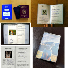Pet Passport Cover European Cover for Pet Dog Cat