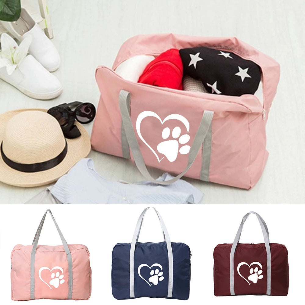 Foldable Zipper Luggage Organizer Camping Handbag
