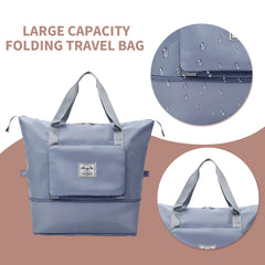 Large Capacity Folding Sports Bag Women Storage Bag Oxford Cloth