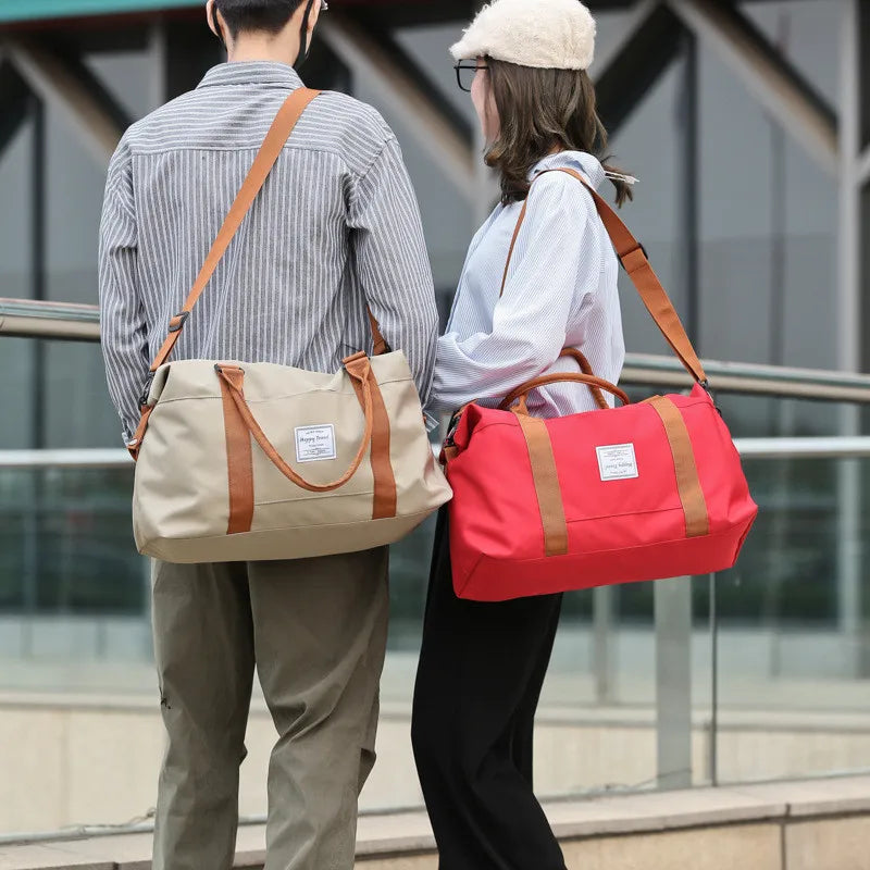Large Capacity Men Hand Luggage Travel Duffle Bags Weekend Bags