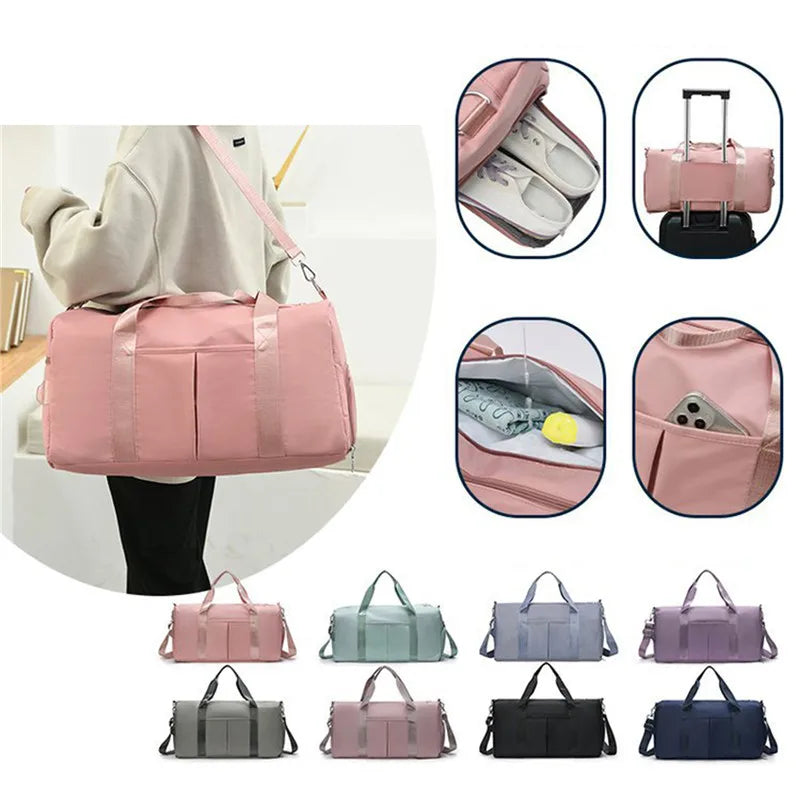 Waterproof Gym Sport Bag Wet Dry Separation Yoga Bag