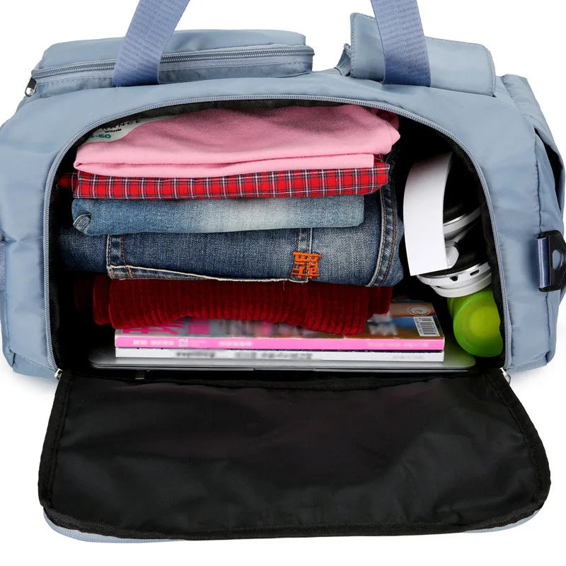 Waterproof Travel Gym Bag Wet Dry Separation Crossbody Bag