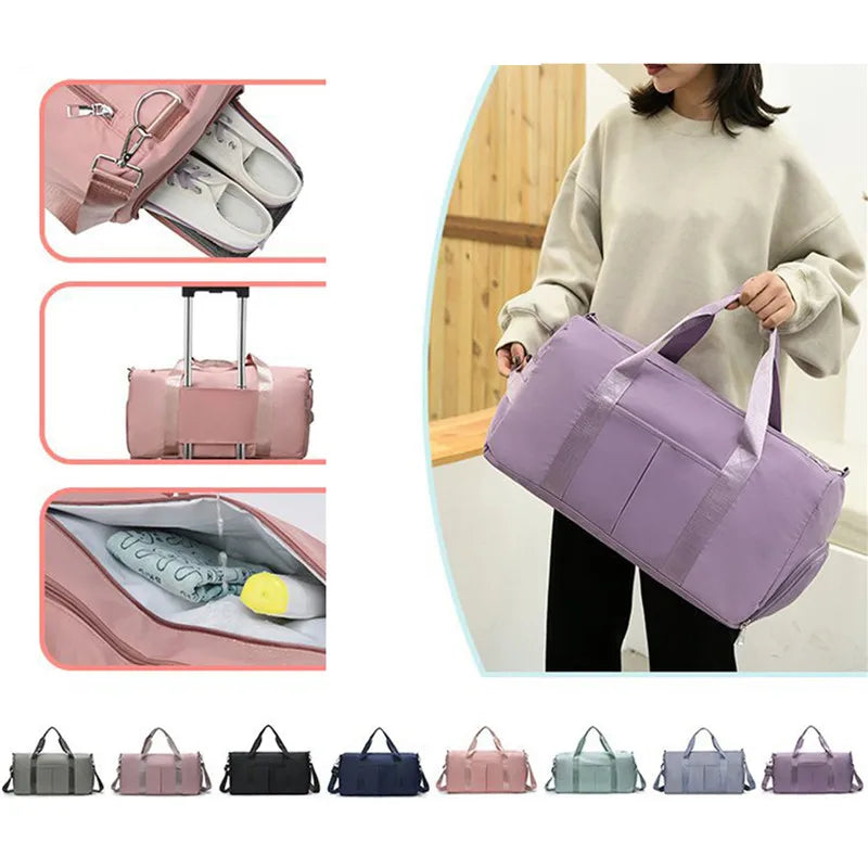 Waterproof Gym Sport Bag Wet Dry Separation Yoga Bag