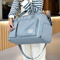 Nylon Travel Bag Women Shoulder Bag Large Capacity Waterproof Gym Bag