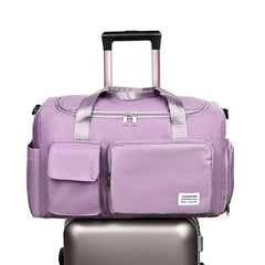 Nylon Travel Bag Women Shoulder Bag Large Capacity Waterproof Gym Bag
