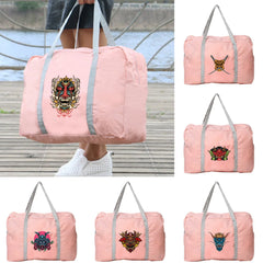Travel Bag Organizer Women Large Capacity Monster Print Handbag