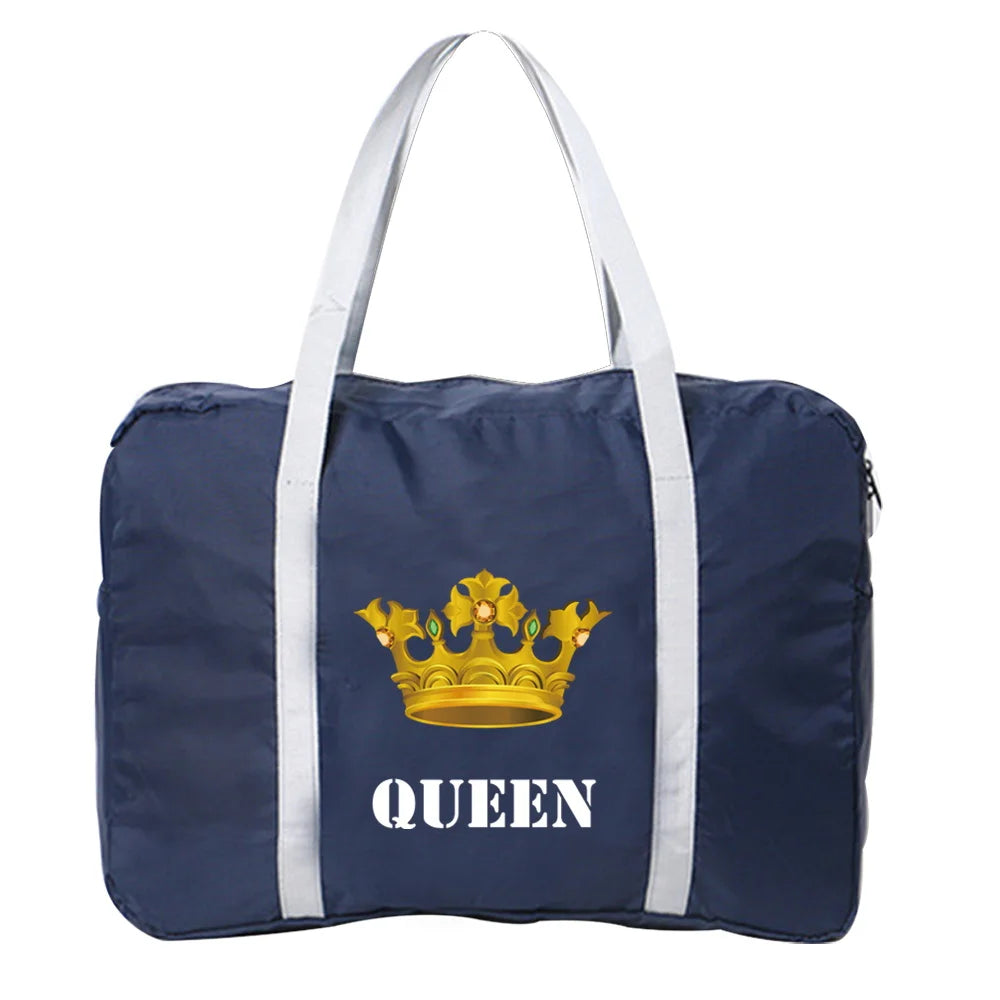Unisex Foldable Duffle Bag Large Capacity Portable Travel Luggage Bag