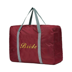 Unisex Foldable Duffle Bag Portable Luggage Bride Pattern
