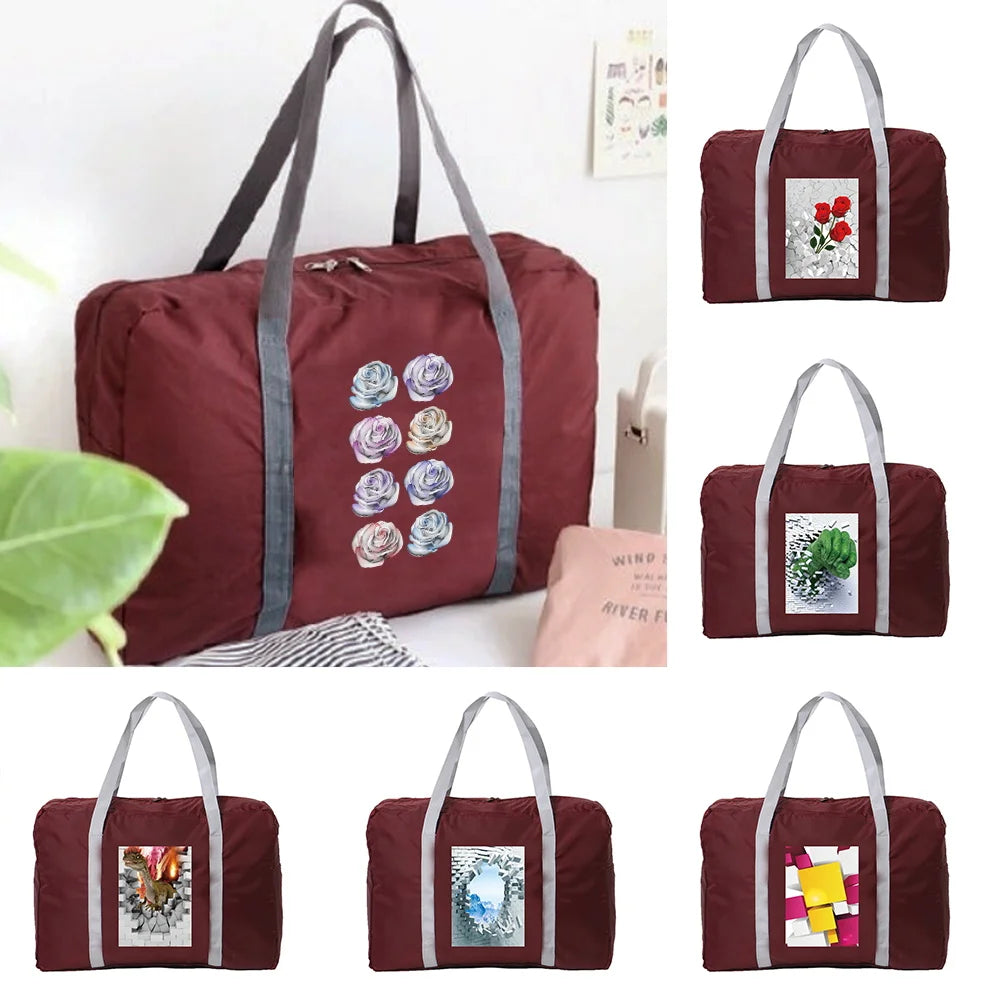 Foldable Duffle Bags Organizers Large Capacity Pack Cubes Waterproof Travel