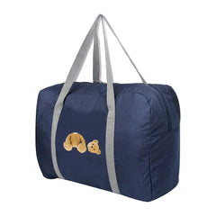 Women Bear Print Travel Bag Organizer Foldable Toiletries Storage