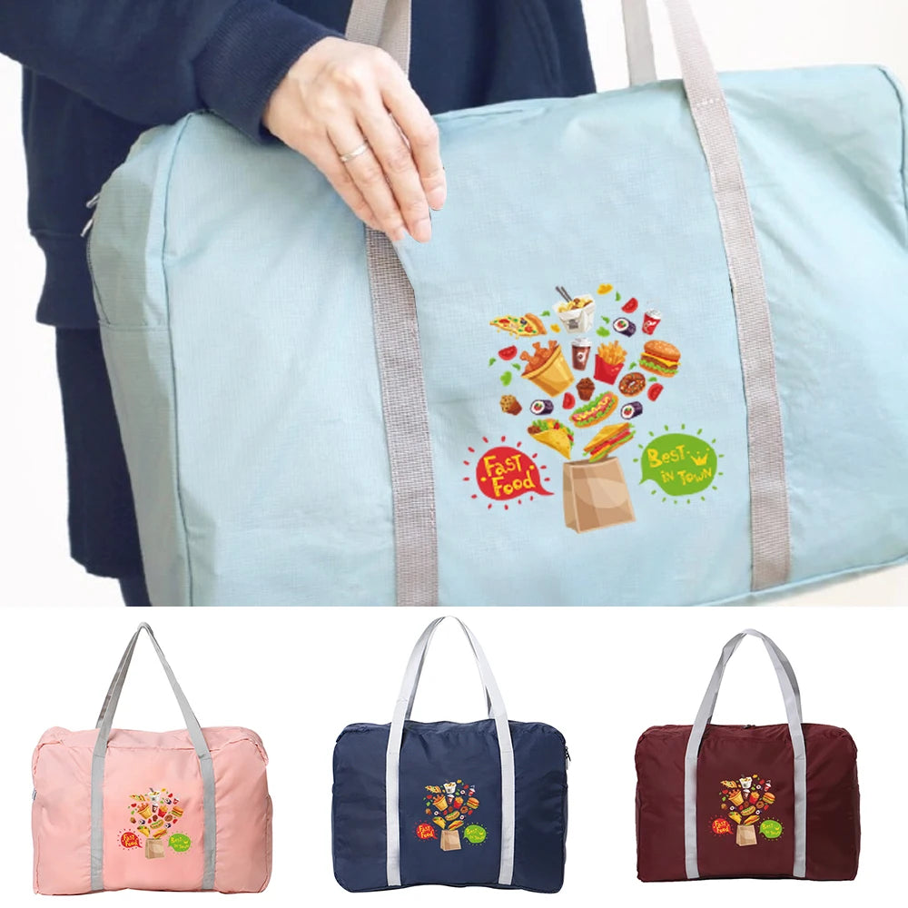 Travel Bag Women Outdoor Camping Organizer Handbag Zipper Luggage Bags