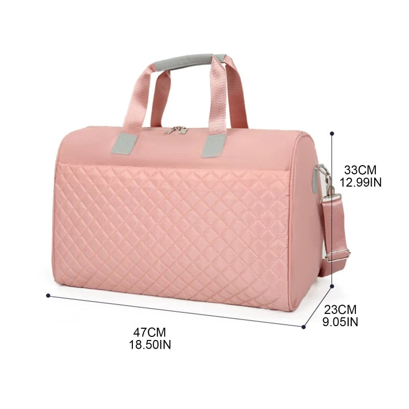 Travel Duffel Bag Sports Tote Gym Bags Shoulder Weekender Overnight