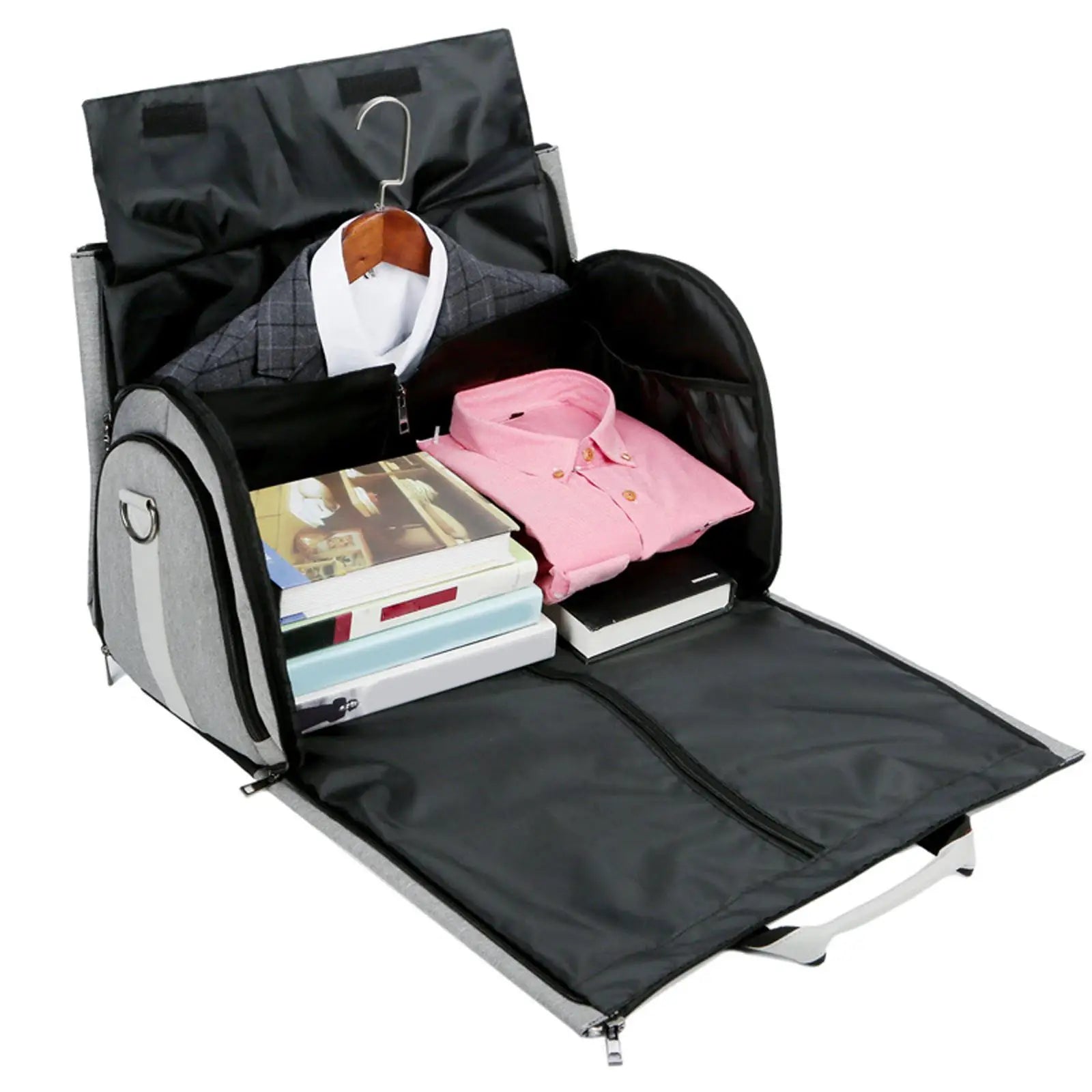Waterproof Travel Duffel Bag with Shoe Compartment for Gym Sports