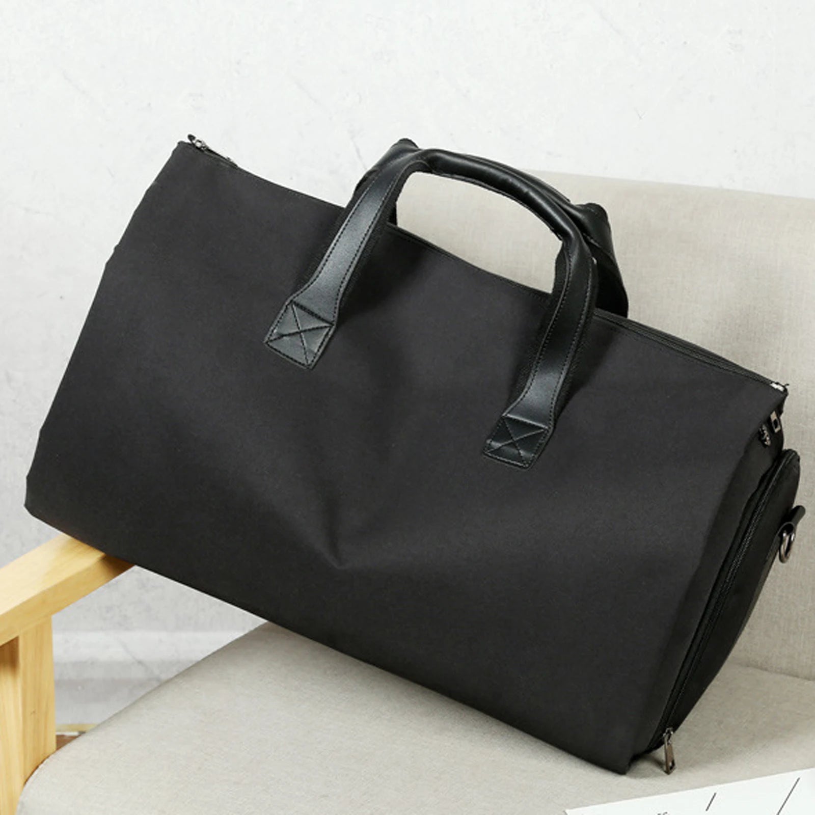 Waterproof Travel Duffel Bag with Shoe Compartment for Gym Sports
